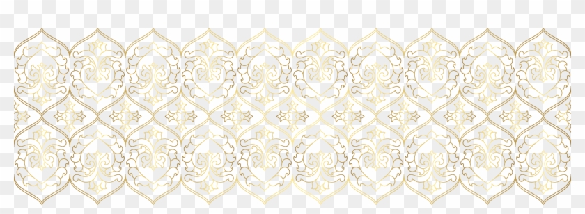 Gold Decorative Boreder Png Clip Art Image - Motif Transparent Png