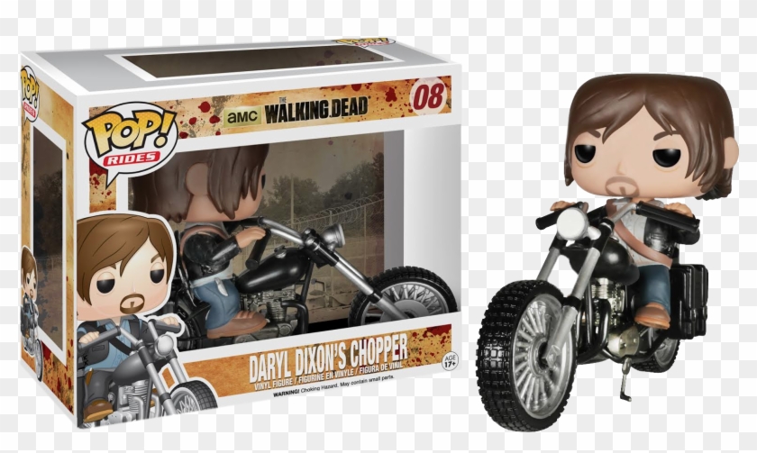 The Walking Dead Daryl Dixon Chopper Funko Pop Vinyl - Funko Pop Daryl Dixon Clipart #1968374