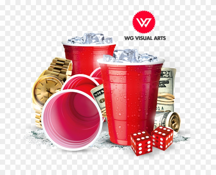 Red Cup Money Elements - Red Cup Psd Free Clipart #1968463