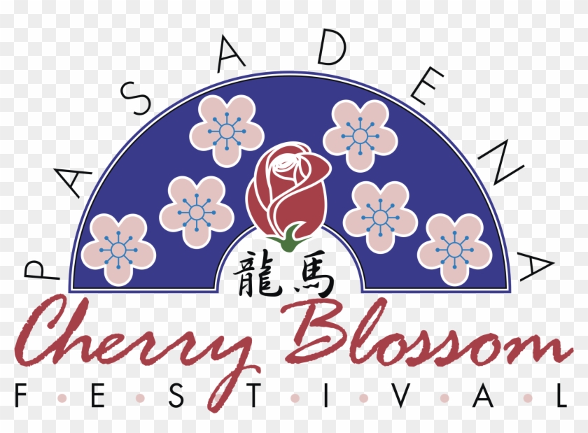 Pasadena Cherry Blossom Festival Logo Png Transparent - Illustration Clipart