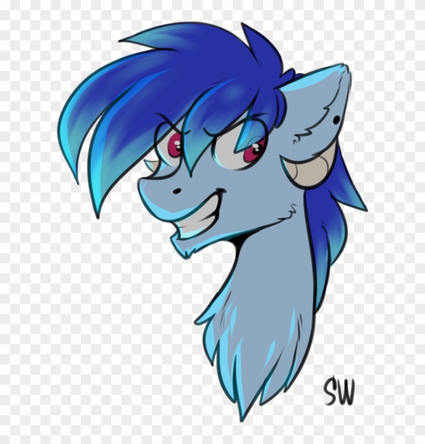 Sugarstar, Bust, Ear Piercing, Earring, Evil, Evil - Cartoon Clipart