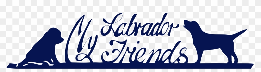 My Labrador Friends - Calligraphy Clipart