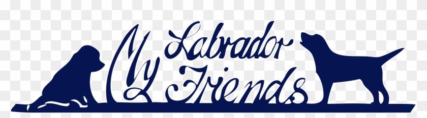 My Labrador Friends - Calligraphy Clipart #1969404