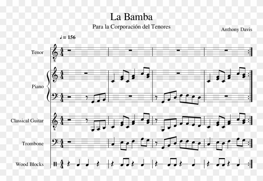 La Bamba Piano Tutorial - Home Sweet Home Earthbound Sheet Music Clipart #1969439