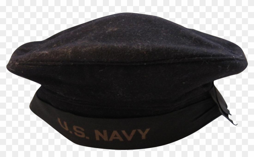 Wwii Us Navy Blue Wool Hat Cap Nautical Clipart #1969474