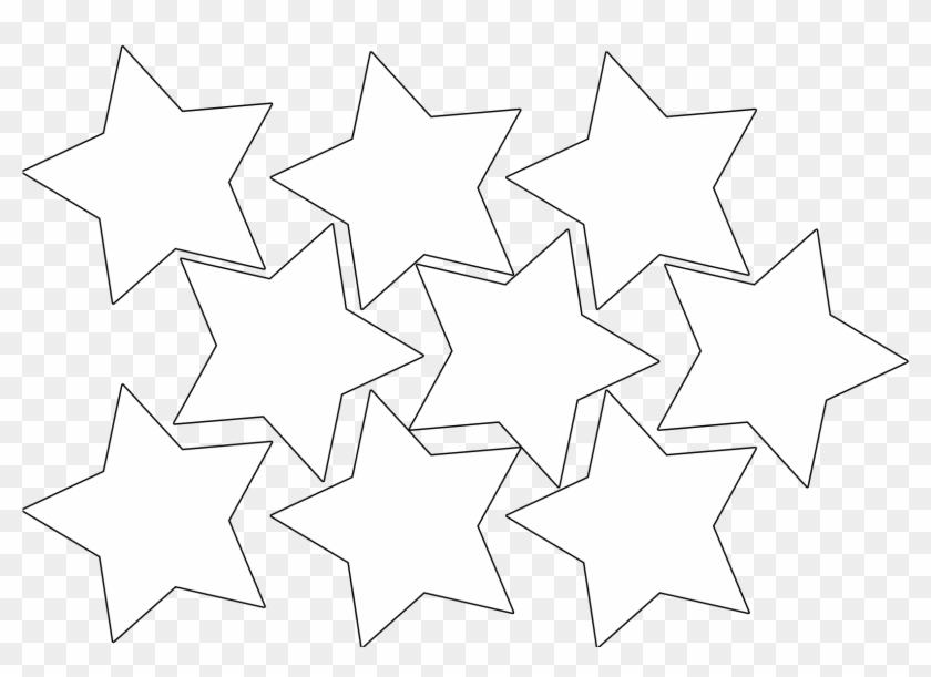 Magical Clipart Hollywood Star - Cut Out Mini Stars - Png Download