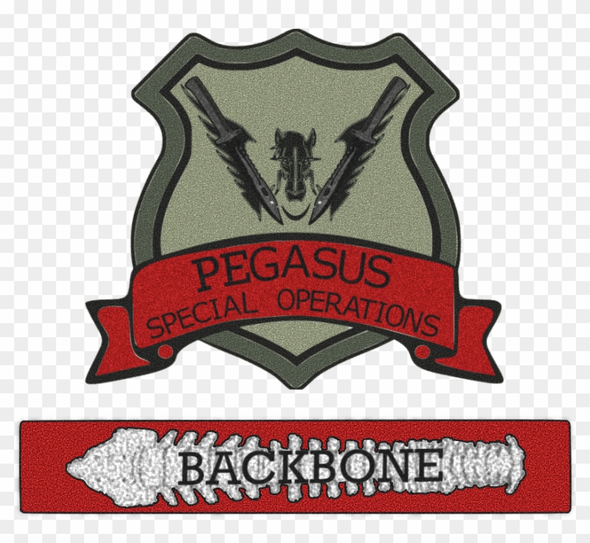 Pegasus Red Team Backbone - Label Clipart #1969770