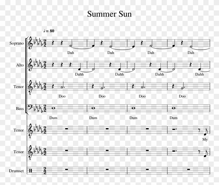 Gotas De Orvalho Sheet Music Composed By Mário Mascarenhas - Gotteslob 157 Herr Erbarme Dich Noten Clipart