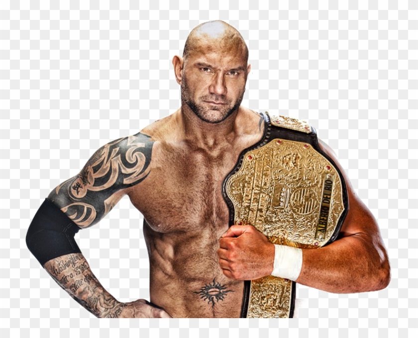 Batista Wwe Championship Png Photo - Batista World Heavyweight Champion Png Clipart