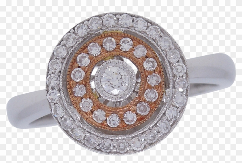 Diamond Circle Ring - Engagement Ring Clipart #1969952