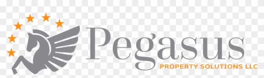 Pegasus Logo Horiz - Calligraphy Clipart