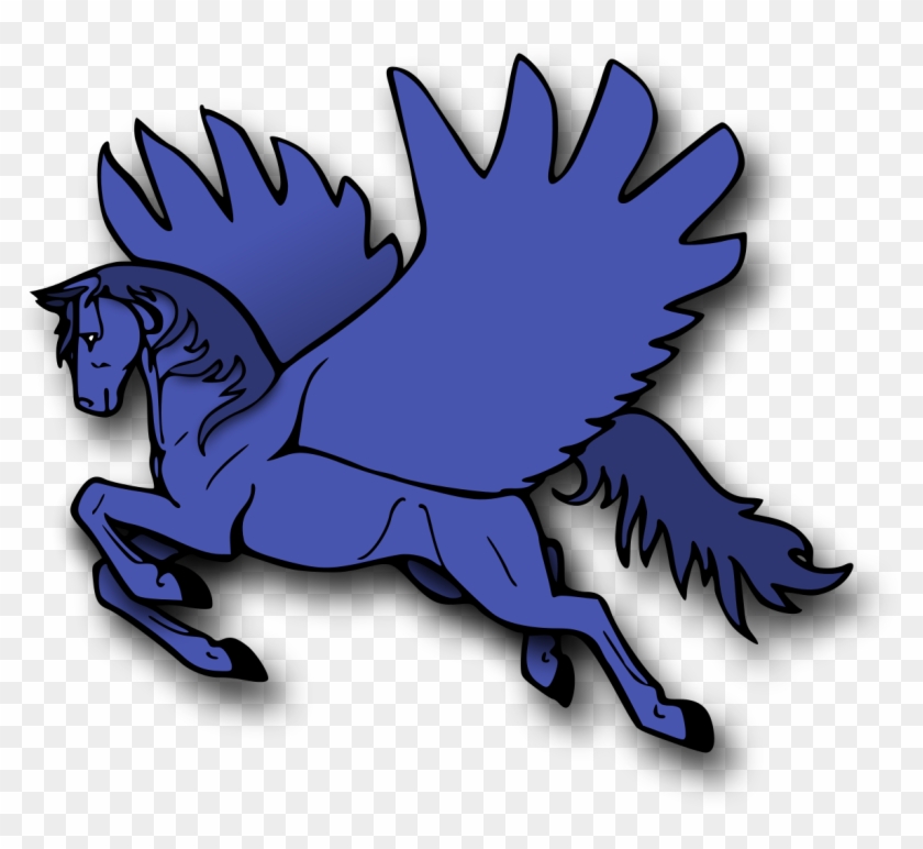 Pegasus Vector Drawing - Pegasus Vector Clipart