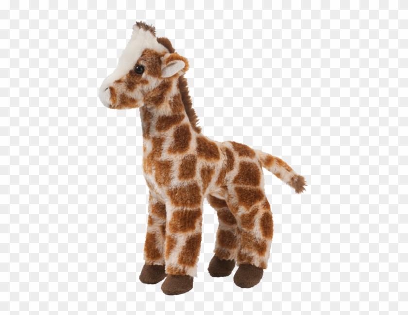 Ginger The Little Plush Giraffe By Douglas At Stuffed - Giraffe Stuffed Animal Png Clipart