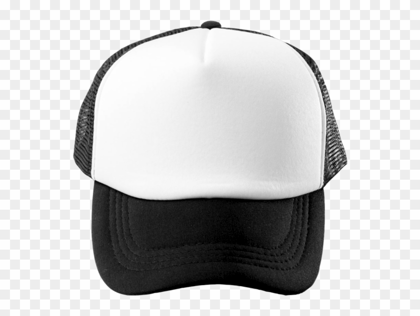 Black / White - Baseball Cap Clipart