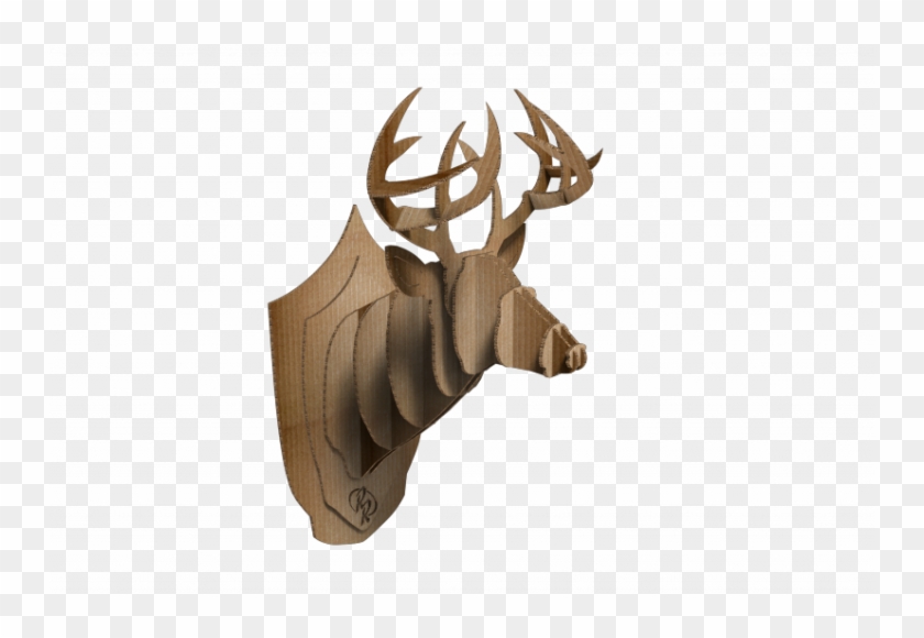 Mini Deer Head Cardboard - Bull Clipart #1970578