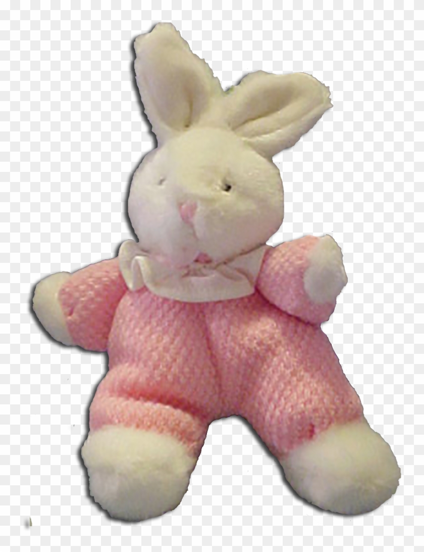 Russ Berrie Moppity Bunny In Pink Pajamas - Pink Bunny Stuffed Animal Png Clipart #1970909