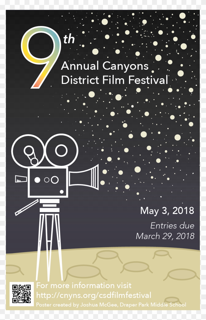 2018 Canyons District Film Festival - Film Festival Posters 2018 Clipart