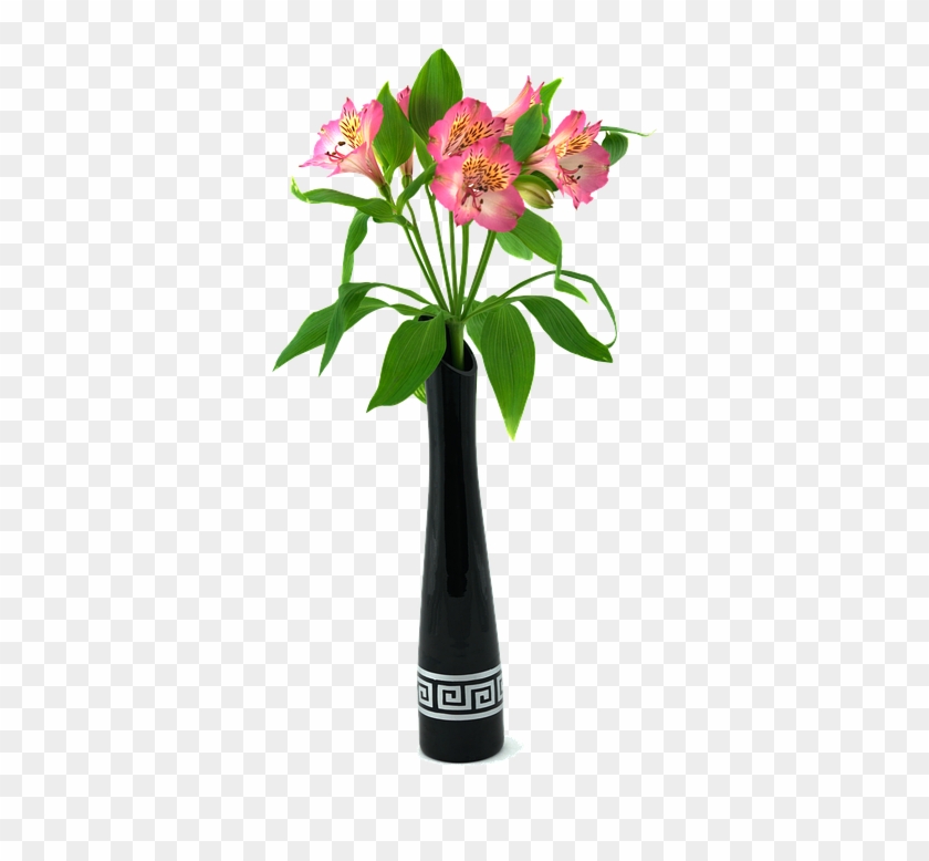 Vase, Ceramics, Flowers, Alstremeria, Interior - Bouquet Clipart
