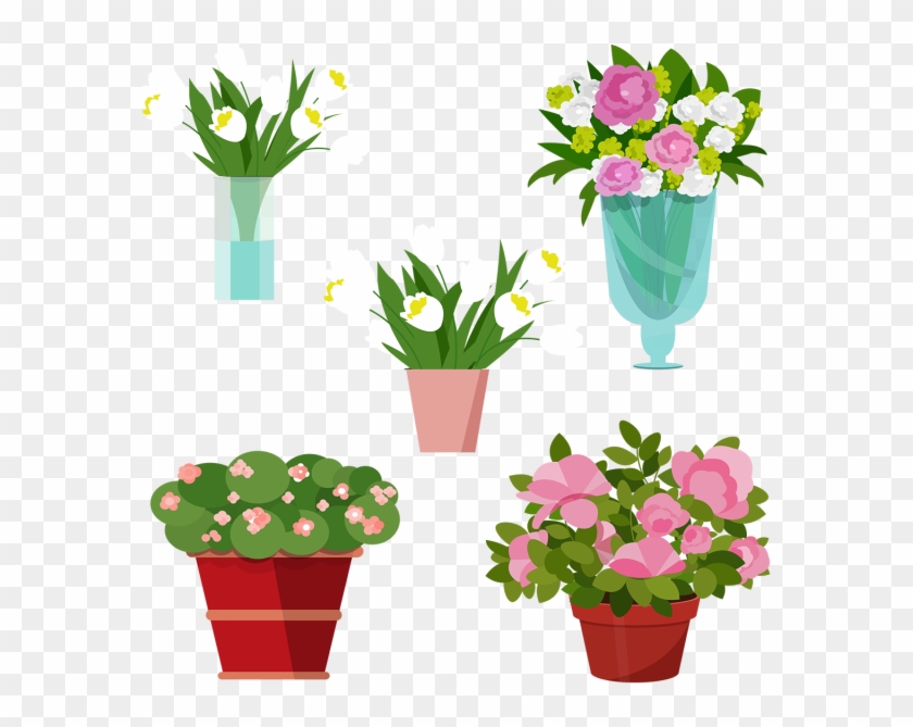 640 X 640 10 - Vaso De Flor Vetor Clipart