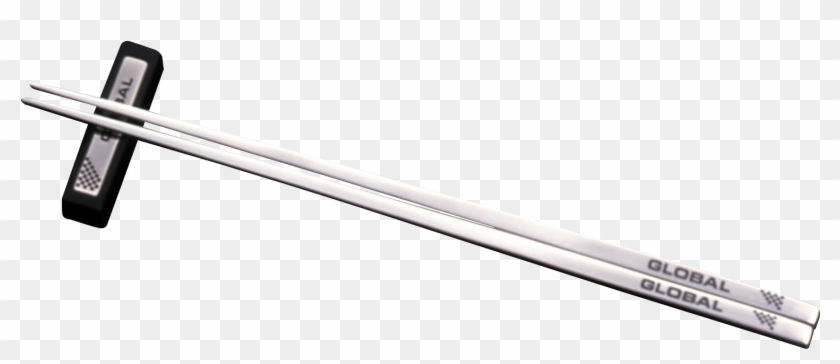 Set Of 2 Stainless Steel Chopsticks And Rest Clipart #1971363