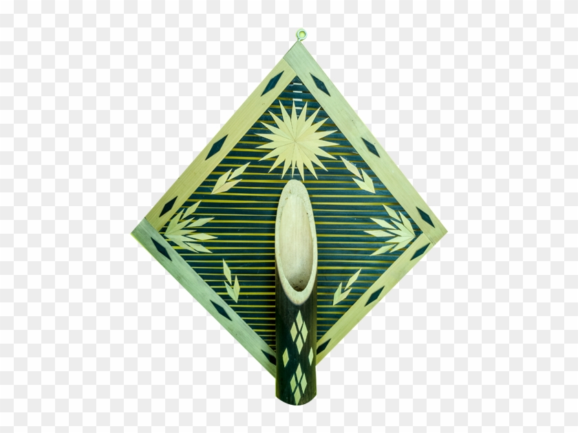 Intricate Wall Hanging Bamboo Flower Vase In Brown Clipart #1971400