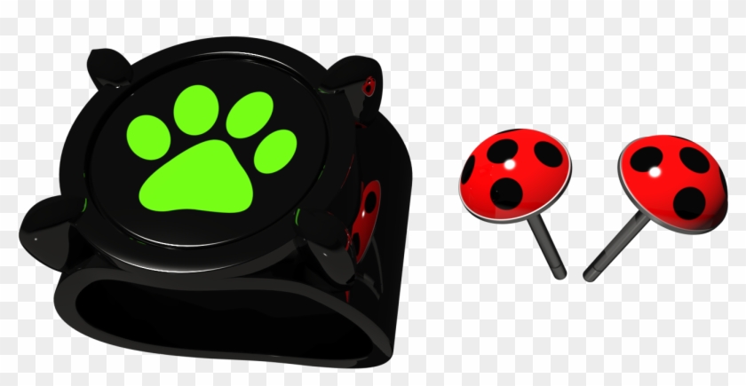 Miraculous Ladybug Earrings Png , Png Download - Ladybug Clipart