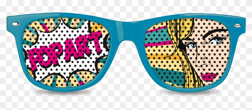 Pop Art Png - Pop Art Sunglasses Png Clipart