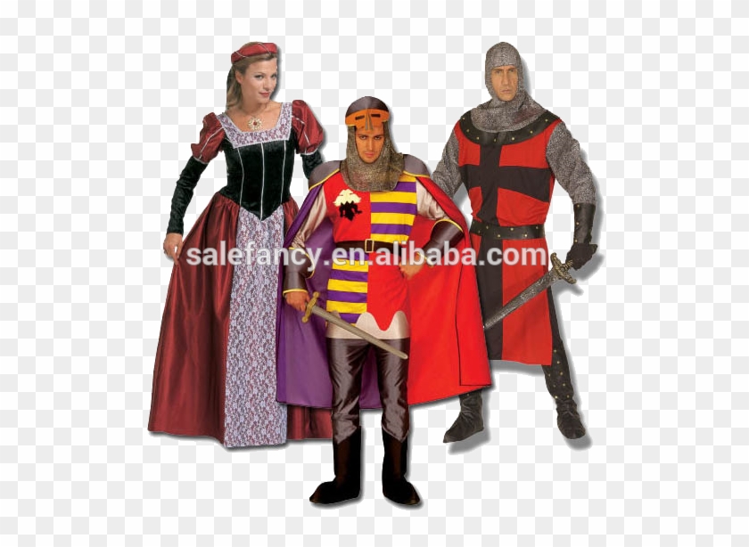 Adult Roman Soldier Medieval Knight Costumes Qamc-2344 - Outfits In Medieval Times Clipart #1971917