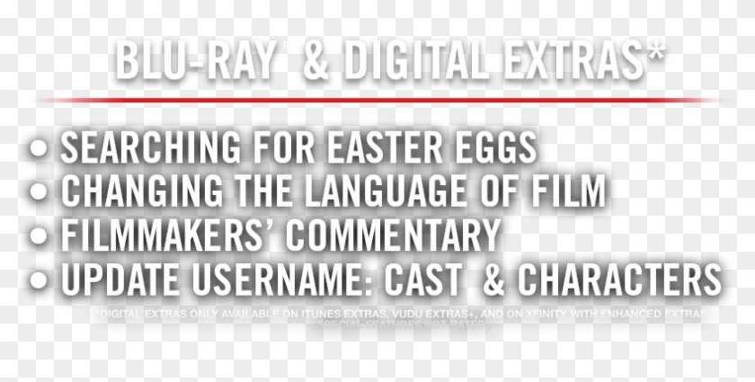 Blu-ray™ & Digital Extras* • Searching For Easter Eggs - Black-and-white Clipart #1971923