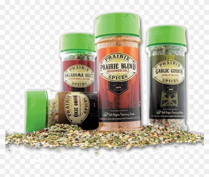 Four Prairie Spices Bottles - Seed Clipart #1972050