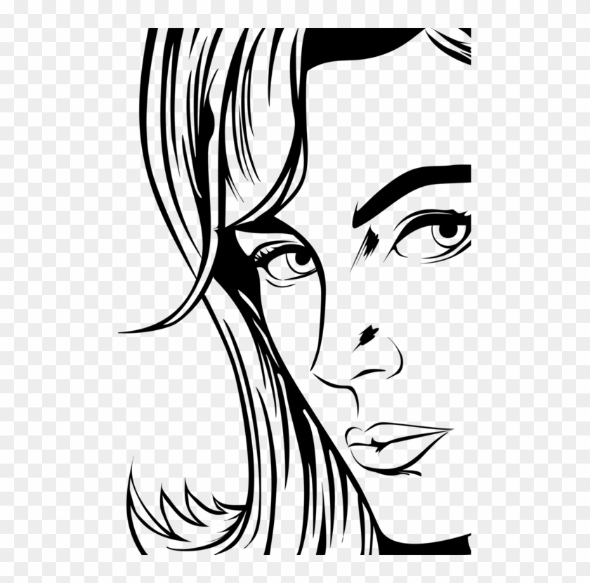 Pop Art Drawing Painting Download - Pop Art Line Drawing Clipart #1972298