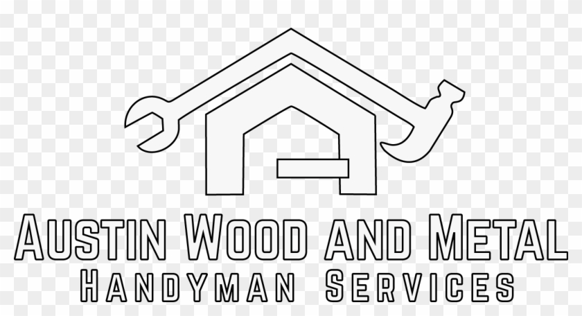 Austin Wood And Metal Handyman And Home Improvement - Line Art Clipart