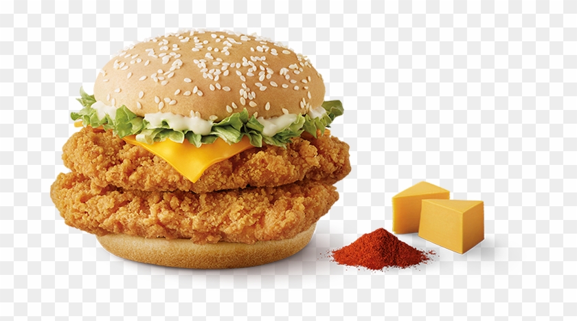 Double Mcspicy® With Cheese - 插畫 結合 食物 Clipart #1973072