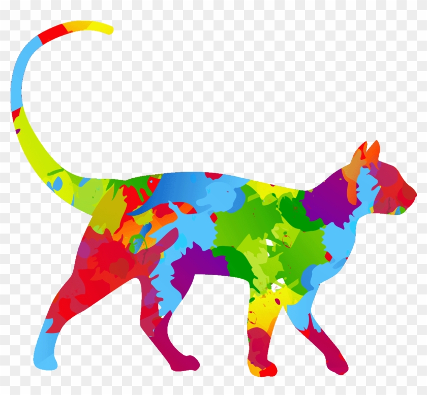 Sticker Chat Pop Art Ambiance Sticker Col Sand A130 - Chat Pop Art Clipart