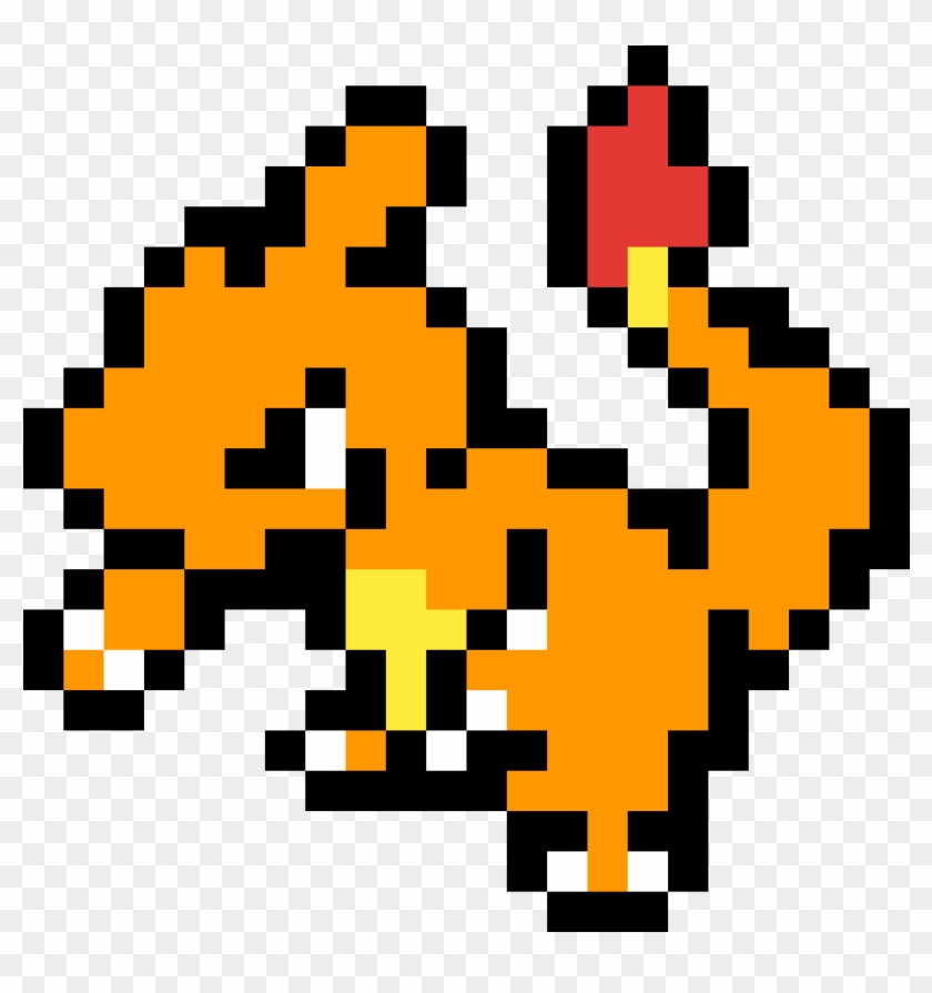 Charmeleon - Charmeleon Pixel Art Minecraft Clipart #1973248
