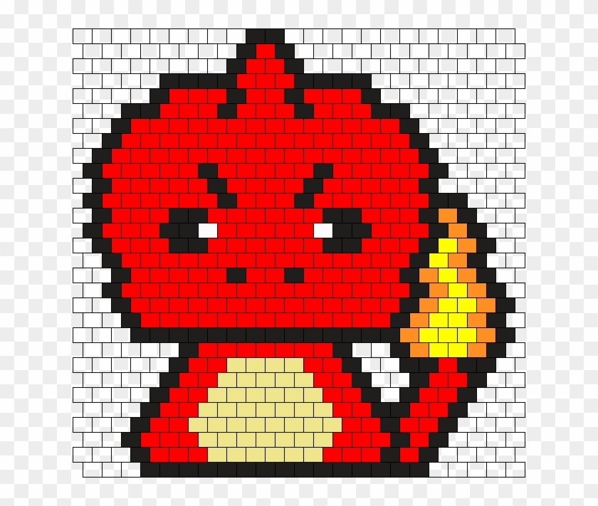 Charmeleon Chibi Bead Pattern Clipart