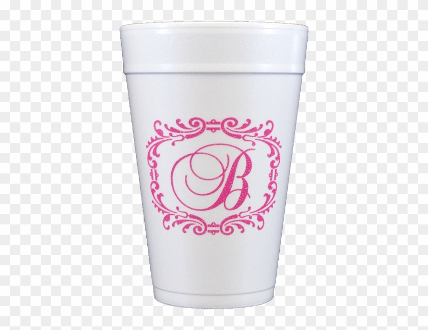 32 Ounce Monogram Styrofoam Cups Clipart
