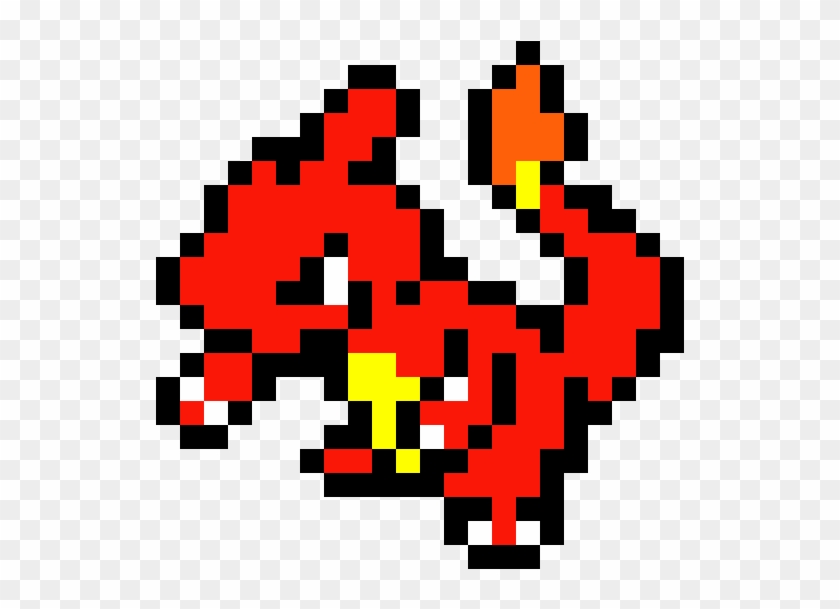 Charmeleon - Pixel Charmeleon Clipart