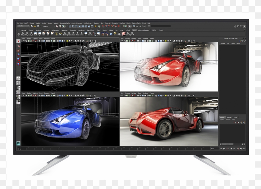 Connect - Philips Bdm4350uc 01 Clipart