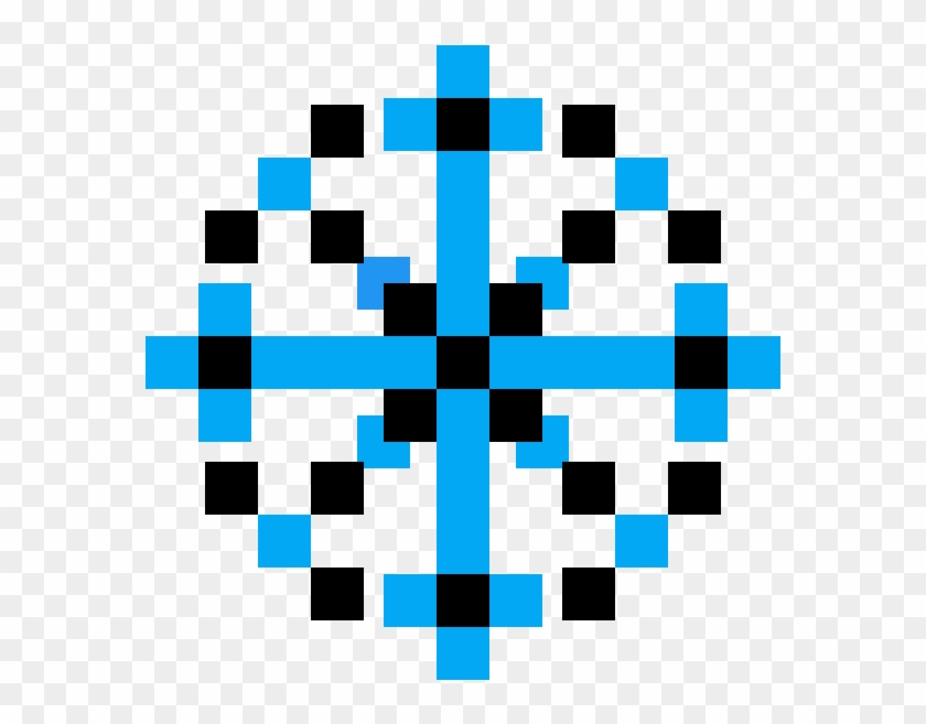 Simple Snowflake - Circle Clipart #1973951