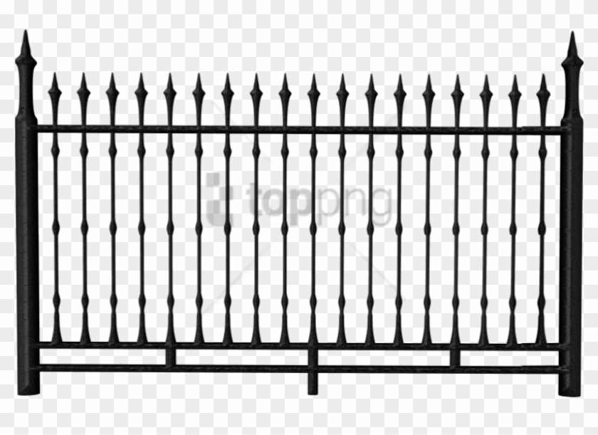 Free Png Fence Png Png Image With Transparent Background - Iron Fence Png Clipart #1974070