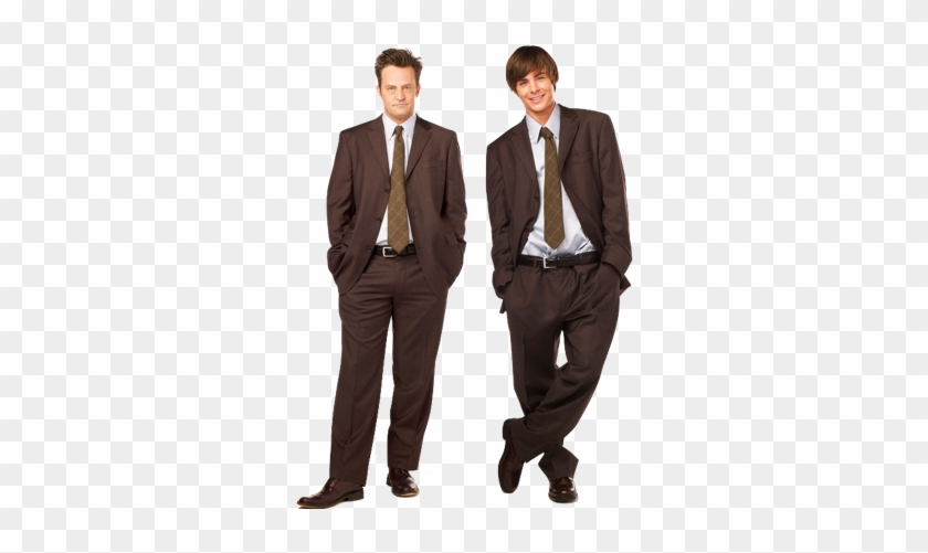 Swipe Up To See Zac Efron And Matthew Perry Fly Away - Tuxedo Clipart #1974072