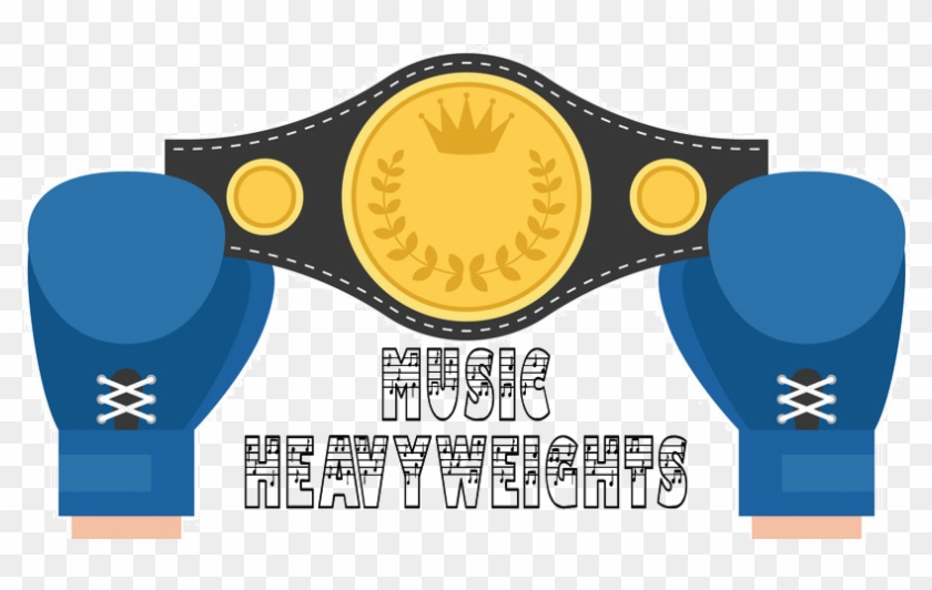 Music Heavyweights - Championship Belt Clipart - Png Download #1974074
