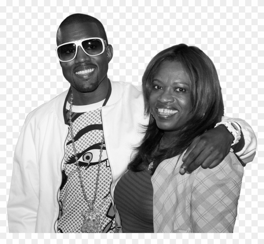 Getty - Kanye West And His Mom Clipart