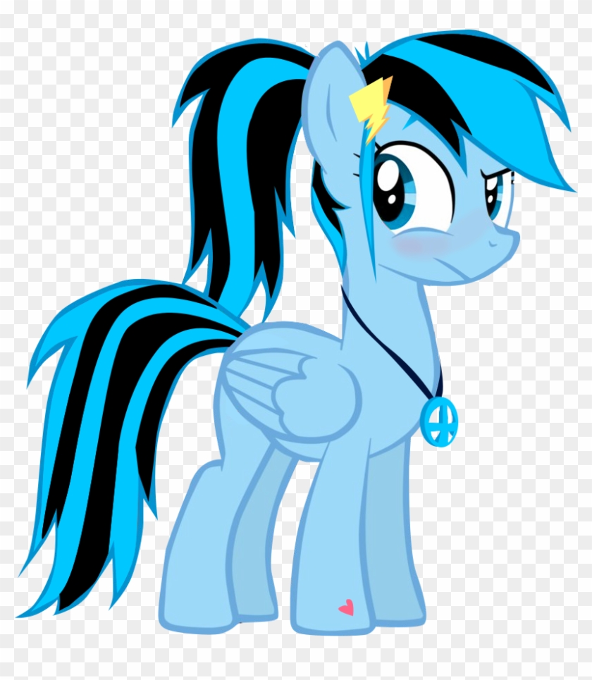 Ponytail Clipart Pony Tail - Mlp Rainbow Dash Hairstyle - Png Download