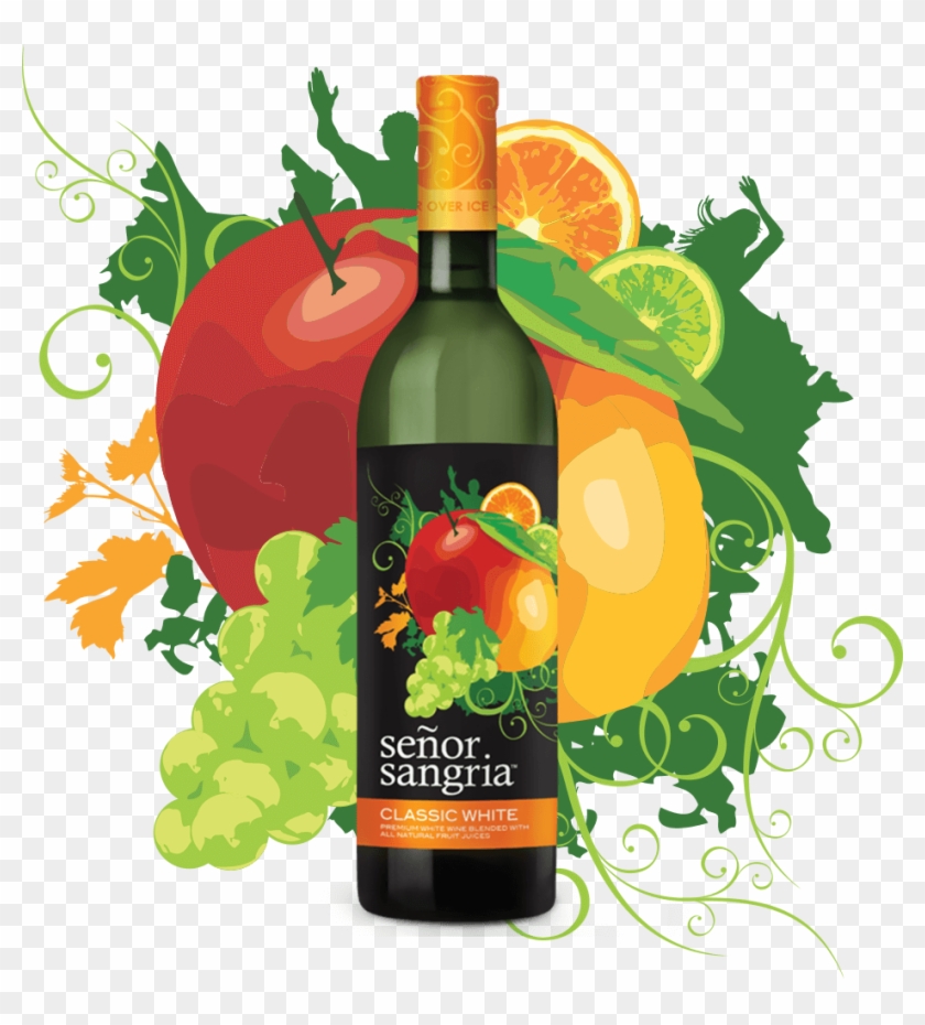 Senor Sangria White Clipart