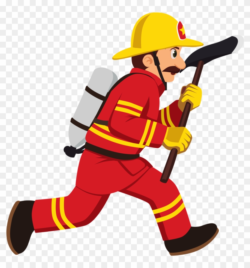 Fireman Cartoon Clipart