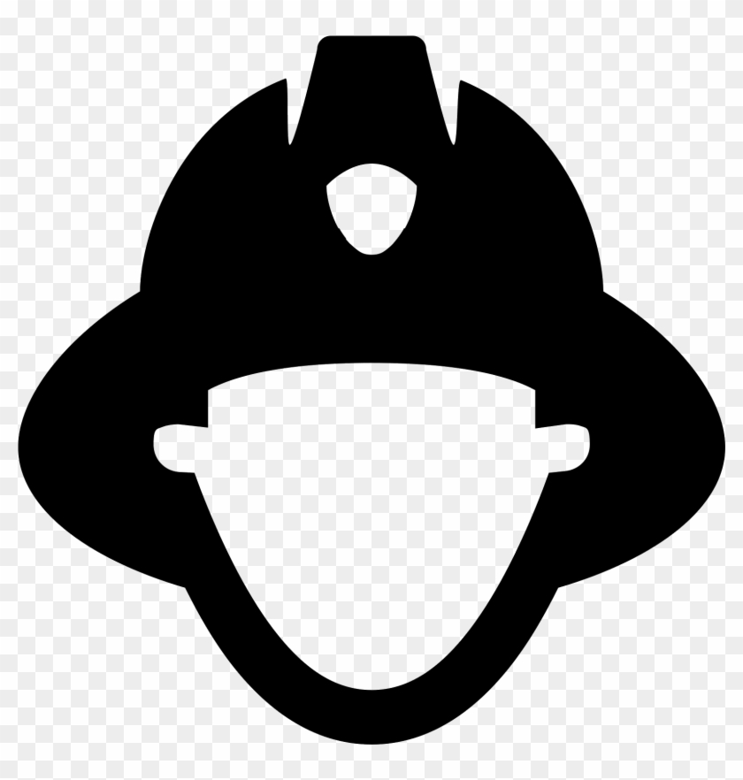 Firefighter Helmet Vector Free Download Bcca - Fireman Icon Clipart #1974912