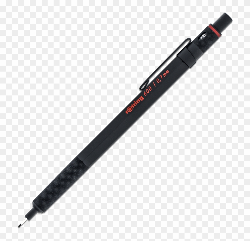 Rotring 600 Mechanical Pencil Black Barrel - Easton Baseball Bats Clipart #1974937