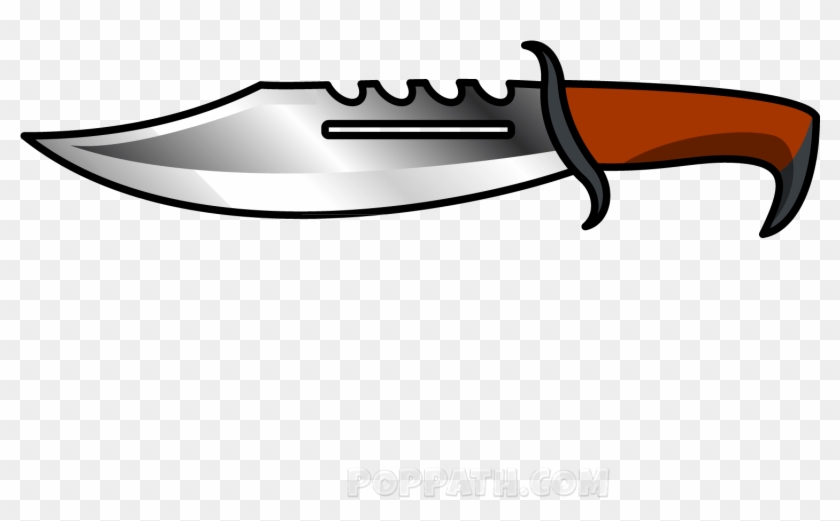Play Slideshow - Bowie Knife Clipart #1974977